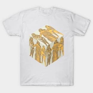 Curvy Women Trio Golden_Box T-Shirt